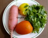 A picture of step 1 of Tam Tam Radish Salad.
