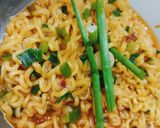 A picture of step 6 of Korean Noodles 🍜🍜.