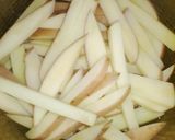 A picture of step 1 of Cheesy Potato Fries 🥔.