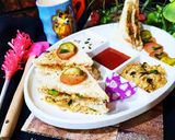 A picture of step 6 of Chicken peperoni club sandwiches 🥪 😋.