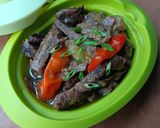 Foto langkah ke 3 dari resep Tumis Daging Saus Tiram.