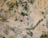 Pas rețetă Ciorbă de salată verde cu afumătură ! 5 fotografie