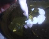 A picture of step 9 of Palak paneer.