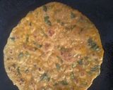 A picture of step 3 of Methi Thepla.