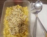 Foto langkah ke 6 dari resep Macaroni carbonara telur.