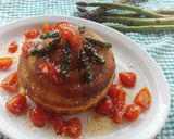 Foto del passaggio 5 della ricetta Super muffin agli asparagi con pomodori caramellati