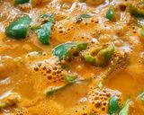 A picture of step 8 of Paneer Capsicum Curry.