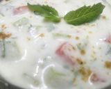 A picture of step 3 of Cucumber raita (Jain).