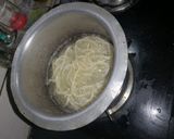 A picture of step 2 of Chinese Bhel.