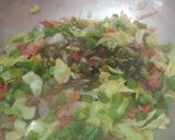 A picture of step 2 of Tri colour pasta.