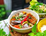 Hình bước làm 3 của món Bún Cá Ngừ Chả Cá Eat Clean