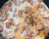 Une image de l'étape 4 de Penne aux crevettes.