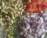 A picture of step 1 of Besan veg Kabab.