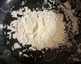 A picture of step 2 of Kuttu atta Halwa.