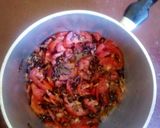 A picture of step 4 of Pilau kachumbari.