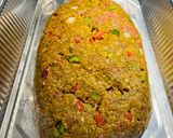 A picture of step 3 of Christmas 🎄 🎁 Meatloaf.