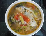 Hình bước làm 5 của món Canh chua cá ba sa