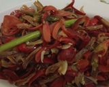 Foto langkah ke 4 dari resep Oseng kulit melinjo teri.