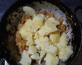 A picture of step 4 of Aloo palya(tastes best with dosa).