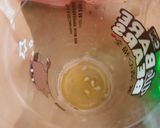 A picture of step 2 of Plum Soda.