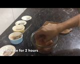 A picture of step 1 of Zinger burger recipe restaurant style.