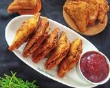 A picture of step 6 of Bread Samosa.