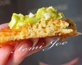 CHAFFLE, CZYLI GOFR Z JAJEK I SERA Z ZIELONĄ PASTĄ krok przepisu 4 zdjęcie