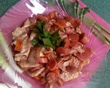 Foto langkah ke 5 dari resep Oseng Kembang Tahu Saus tiram.