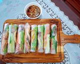 Hình bước làm 5 của món Gỏi cuốn chay