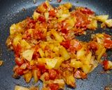 A picture of step 5 of Cabbage Sabzi.