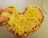 Valentin napi pizza recept fázis 9 fotója