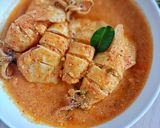 Foto langkah ke 5 dari resep Gulai Cumi Bunting.