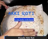 A picture of step 6 of Masala Akki Roti.....South Special.