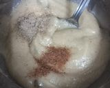 A picture of step 3 of Banana Paniyaram.