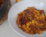 Foto del paso 7 de la receta: Fideos tostados con costillas de cerdo y garbanzos