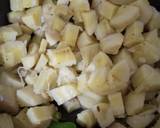 Raw banana stir fry recipe step 2 photo