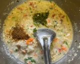 A picture of step 3 of Mini Masala Paniyaram with Rava and Sattu atta.