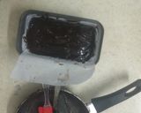 A picture of step 9 of Chocolate Biscuit Cake with Sugar coated Coconut Biscuits.