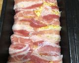 Sajtos, tejfölös, baconos csirke megsütve recept fázis 2 fotója