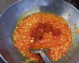 A picture of step 5 of Sev Tamatar.