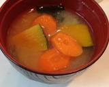 Kabocha miso soup 🍁 langkah memasak 4 foto