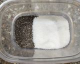 Foto del paso 1 de la receta: 🥥 Chía pudding de frambuesa y coco 🥥