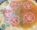 A picture of step 3 of Pizza omelet.