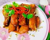 Hình bước làm 4 của món Sườn non nướng nồi chiên không dầu