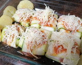 Foto del paso 2 de la receta: Raviolis de calabacín rellenos de carne y queso