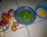 Foto langkah ke 1 dari resep Tumis buncis jagung telur.