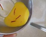 A picture of step 4 of Kodo millet custard pudding.