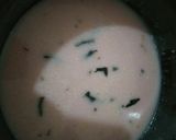 A picture of step 3 of Beetroot kadhi.