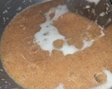 A picture of step 6 of Halwa Poori.