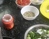 A picture of step 2 of Gobhi aloo.